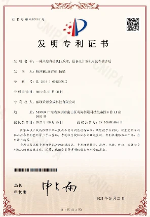 Invention Patent Certificate